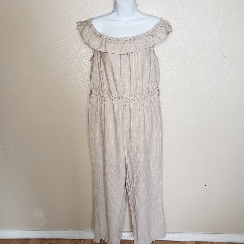 Universal Thread Women's Wide Crop Leg Jumpsuit Size Large